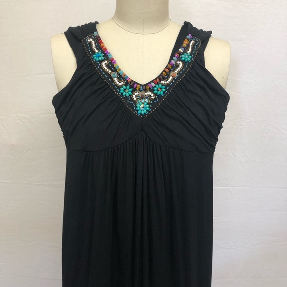 Black sleeveless top or short dress - Picture 3 of 3